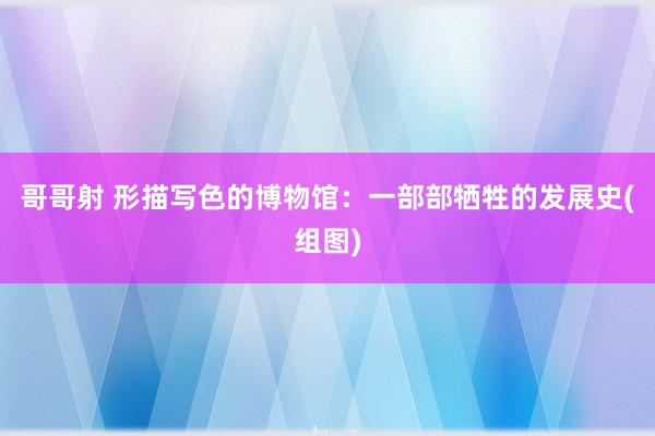 哥哥射 形描写色的博物馆：一部部牺牲的发展史(组图)