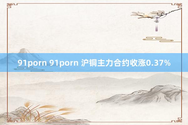 91porn 91porn 沪铜主力合约收涨0.37%